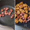 ビールがすすむ!やみつきベーコンペッパー乾パン│非常食活用の工程2