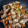 ハル🌸の作ってみた!投稿(こま肉でやわらか♡『豚肉の黒酢あんかけ』揚げない・作り置き)