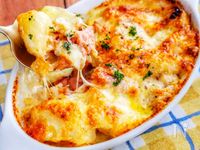 【ベーコンポテトの味噌マヨグラタン】ホクホク♪コクうま◎