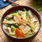 にんにく香る《キャベツがおいしい♡我が家の豚汁》