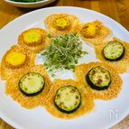5分で出来る簡単おつまみ！
ズッキーニのチーズ焼き✨
