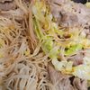 907069の作ってみた!投稿(焼きビーフン風春雨炒め)