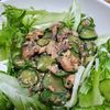うなんの作ってみた!投稿(さば味噌ときゅうりの薬味たっぷりサラダ)