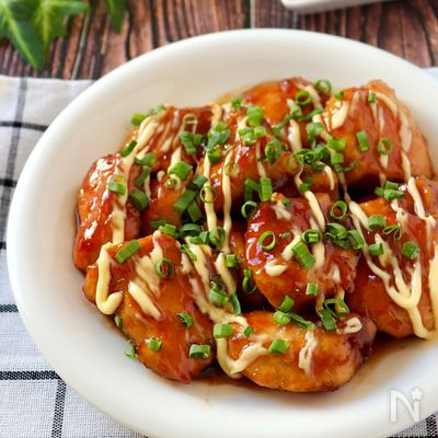 鶏むね肉de甘酢ダブルマヨチキン