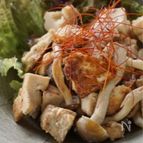 高野豆腐とぶなしめじのココナッツ味噌炒め