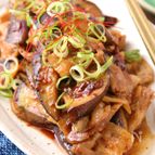 パパッと10分主菜♪豚バラなすの旨みそ炒め