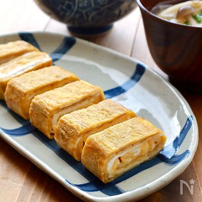 マンネリ解消【チーズカレー卵焼き】