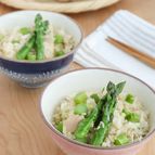 爽やか生姜仕立て♪アスパラガスとツナの混ぜ込みごはん