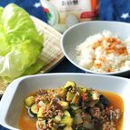 レタスにも！ご飯にも！＊夏野菜とひき肉のカレー炒め＊適糖生活