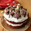 作業時間15分!【チョコバナナケーキ】市販スポンジで楽チン♩