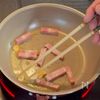 アスパラとベーコンのペペロンチーノ♪の工程1