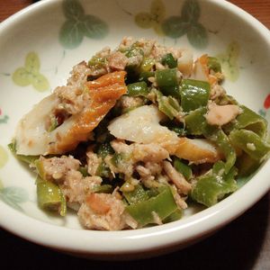 viviの作ってみた!投稿(無限♡和風ツナごまピーマン【#作り置き #お弁当 #レンジ】)
