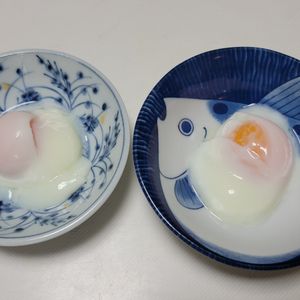 miyucyannの作ってみた!投稿(【時短温泉卵】冷蔵庫から出したての卵で♪)