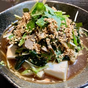 ゆかりの作ってみた!投稿(水切り不要《冷やし中華風♡豆腐サラダ》)