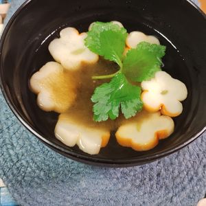 M＊Pの作ってみた!投稿(3分で本格的 基本のお吸い物 【とろろ昆布とお麩】)