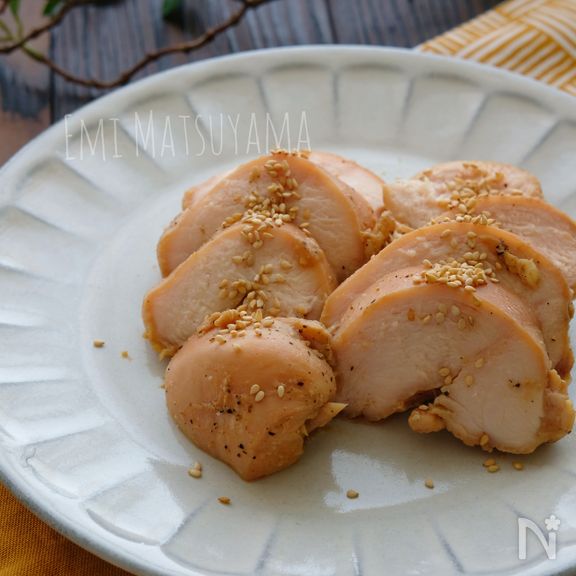 自家製しっとり！＊サラダチキン味噌オイスター味＊