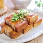 甘辛ジュ～シ～♡ご飯が進む『高野豆腐の満腹肉巻き』