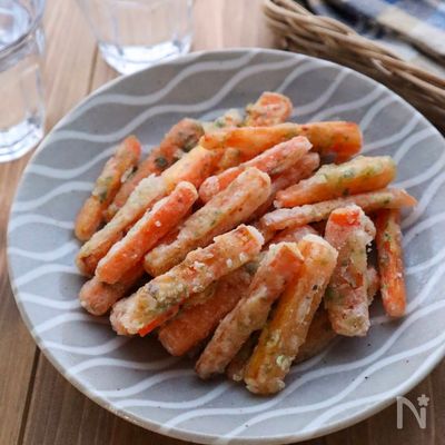 子どもも夢中になる!フライド海苔にんじん