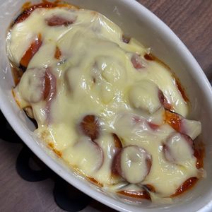 ルーキーシェフ🧑‍🍳の作ってみた!投稿(【とろ〜り♡茄子とベーコンのチーズ焼き】トースターで簡単！)