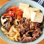 トマト肉豆腐