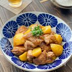 【さっぱりコクうま〜♡】鶏肉とじゃがいもの甘酢がらめ