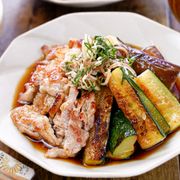 【カリカリ豚こまと夏野菜のさっぱりだれ】夏バテ防止にも◎！