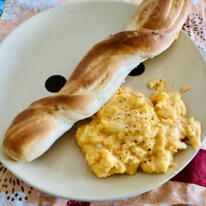 Kの作ってみた!投稿(【ふわふわとろとろ♡定番のスクランブルエッグ】まるでホテル！)
