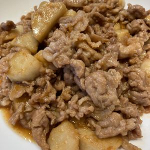 くだもの大好き🧡の作ってみた!投稿(【里芋と豚こまの生姜焼き風】ごろっと里芋が美味しい！)