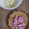 【ベーコンポテトの味噌マヨグラタン】ホクホク♪コクうま◎の下準備