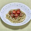 キャピタンの作ってみた!投稿(バジルとトマトのイタリアンうどん)