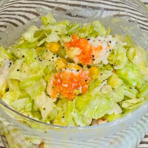 あなぼんごはんの作ってみた!投稿(カニカマ入りのコールスローサラダを極めたよ🤭✨)