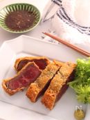 やわらかジューシー牛カツ。