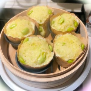 Konoha🌿の作ってみた!投稿(簡単オヤツ♪ホットケーキミックスde枝豆蒸しパン)