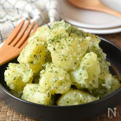 レンジで完成【バターのり塩ポテト】