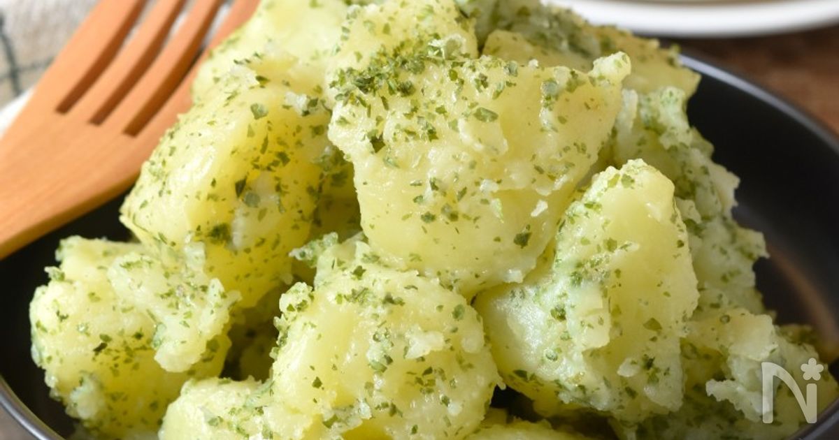 レンジで完成【バターのり塩ポテト】