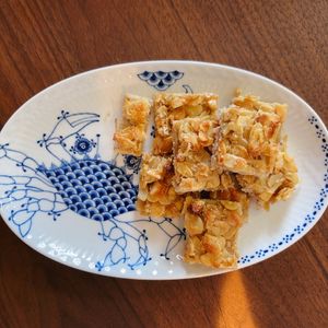 よしりんの作ってみた!投稿(バターなし！米粉で作るフロランタン)