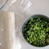 調味料は白だしだけ【ねぎ入り長芋ふわとろ焼き】今日のおつまみの下準備