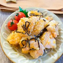 海老と塩昆布のマヨポン和え☆【ぷりぷり食感が美味しい！】