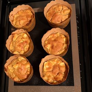 るるるんの作ってみた!投稿(米粉で作る♪ りんごのオートミールマフィン【砂糖不使用】)