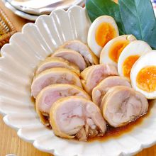 タコ糸不要♪『鶏もも肉の甘辛ロールチャーシュー』