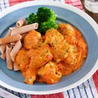 煮込みは10分♪『チキンの濃厚♡トマトクリーム煮』