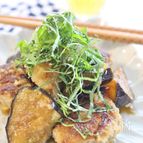 ミニバーグとナスのおろし煮