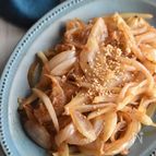【玉ねぎの麺つゆバター炒め】甘味たっぷり！