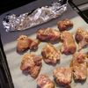 トースターで簡単!豚肉のレモン醤油漬け&アスパラのホイル蒸しの工程2