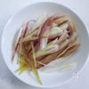 焼き茄子と豚しゃぶのぶっかけ素麺の工程5