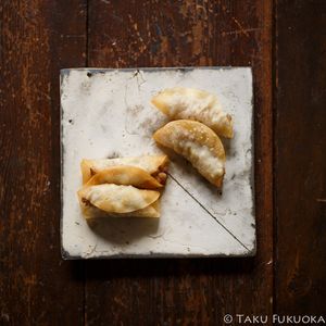 福岡拓の作ってみた!投稿(餃子の皮で包み揚げ★これも簡単!!チキンカツ)