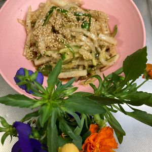 そら・ゆずの作ってみた!投稿(5分で完成！【大根ときゅうりの旨ダレナムル】胡麻油香る♩)