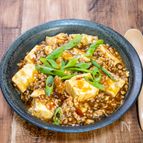 粒山椒でピリッと麻婆豆腐