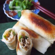香るガパオ焼き春巻き