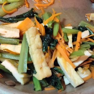和音の作ってみた!投稿(あと1品♩小松菜とお揚げの出汁煮)